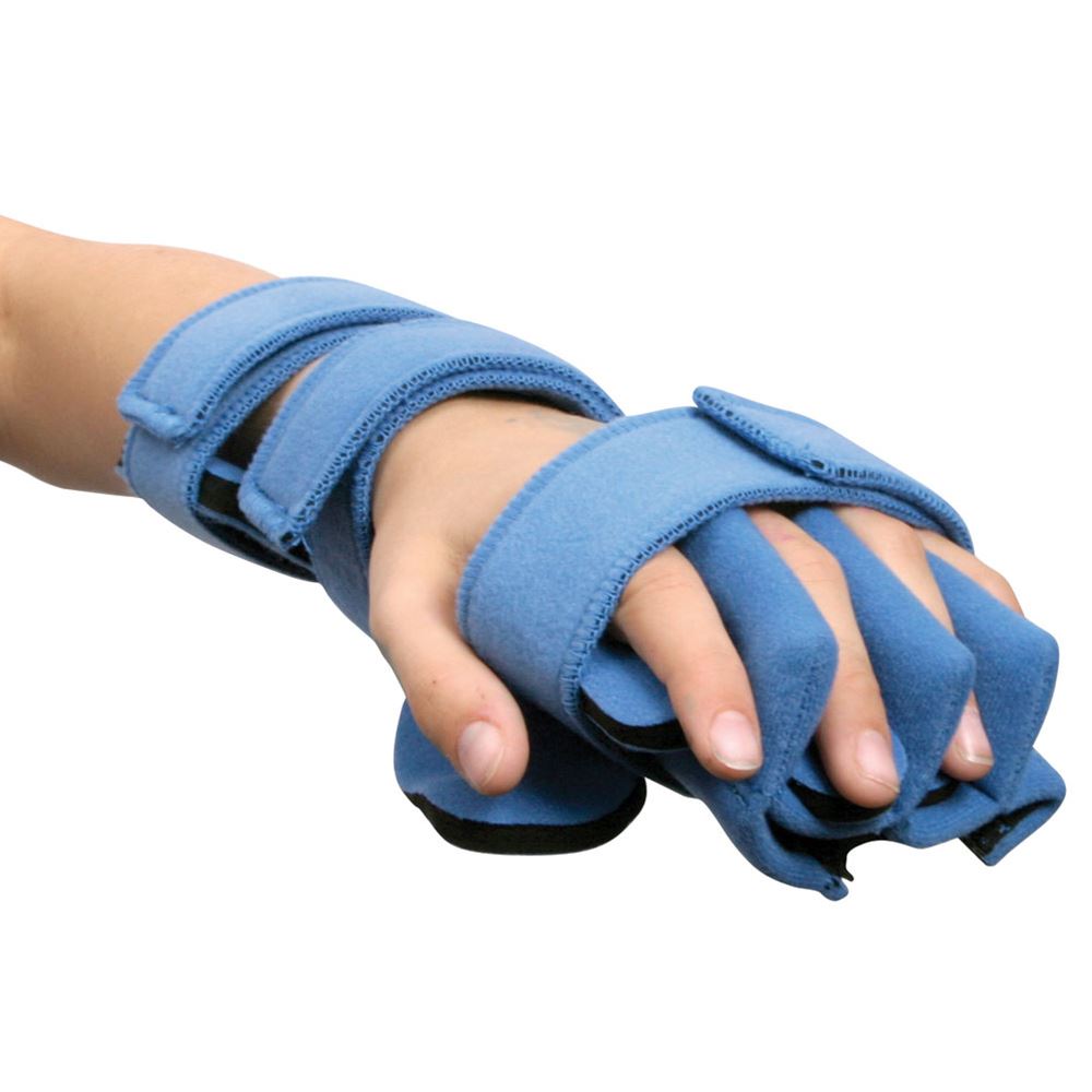 Splint Orthosis Hand Wrist Comfyprene™ Separate Finger Blue by Alimed