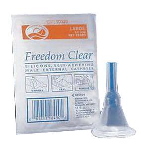 Catheter Male Condom Style Silicone Freedom® Clear by Coloplast