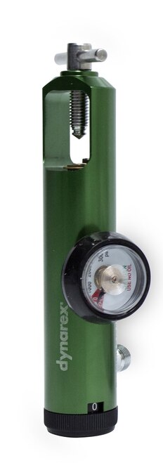 Oxygen Regulator Small Cylinder 0-15 Yoke Style Diss Outlet by Dynarex