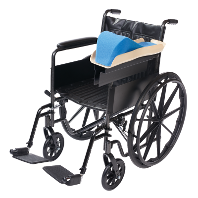 Wheelchair Arm Tray Universal w/Soft Foam Elevator w/Pad 1/8” Kushionflex by Performance Health
