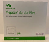 Silicone Foam Dressing Mepilex® Border Flex Sterile by Molnlycke