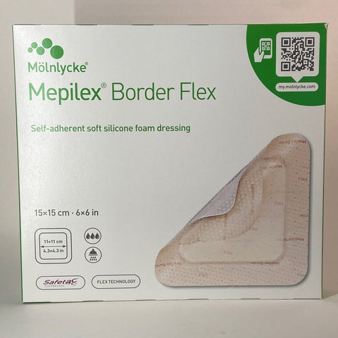 Silicone Foam Dressing Mepilex Border Flex Sterile by Molnlycke JML WHOLESALE Silicone Foam Dressing Mepilex Border Flex Sterile by Molnlycke JML WHOLESALE