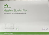 Silicone Foam Dressing Mepilex® Border Flex Sterile by Molnlycke
