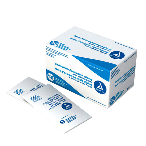 Glove Nitrile Exam Sterile 9" Pairs by Dynarex