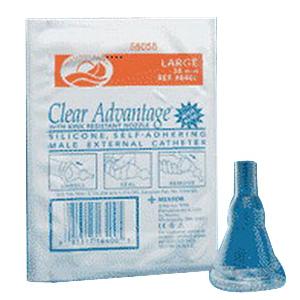 Catheter Male Condom Style Silicone w/Aloe Freedom® Clear Advantage® by Coloplast