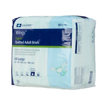 Briefs Bariatric Wings™ Super Quilted Maximum Absorbency by Cardinal Health