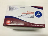 Syringes without Needles 3cc 5cc 10cc Luer Lock Sterile by Dynarex