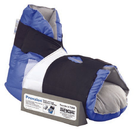 Heel Float PrevalonII® Pressure-Relieving Universal Size, Blue and Gray, by Sage