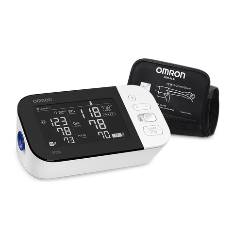 Digital Blood Pressure Monitoring Unit Omron® 5 Series™ 1-Tube For Home Use  Adult Large Cuff