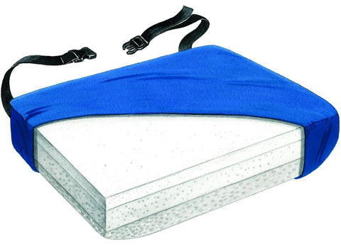 Cushion Gel Foam 3" Tri-Foam Gel-Infused Cushion w/Low Shear Wipe Clean Cover by Skilcare
