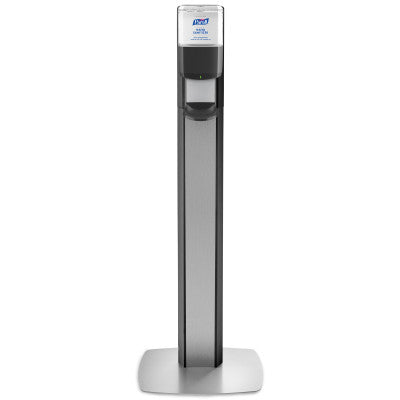 Stand Panel Floor PURELL MESSENGER™ ES8 w/Dispenser Silver Gojo