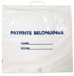 Patient Belongings Bag w/Drawstring by Dynarex
