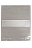Zip Closure Plastic Bags Clear with White Write-On Block 2mil by New World