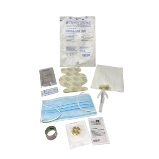 Dressing Change Kit Deluxe w/Chloraprep DFU by Trinity