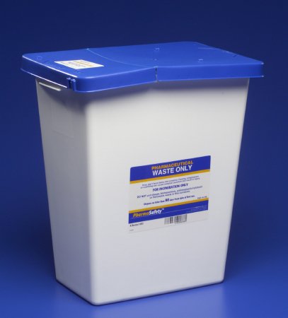 Pharmaceutical Waste Container 8 Gallon Nestable 20/Cs by Cardinal Health