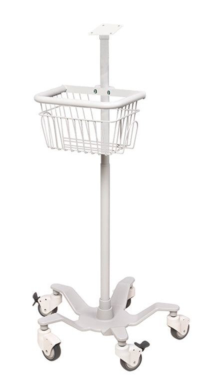 NIBP Adview2® 9005 Accessories Stand Moblie 5 Wheels w/Basket by ADC