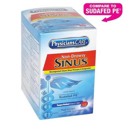 Cold & Allergy Medicine Phenylephrine HCl Non Drowsy Unit Dose by Acme Compare Sudafed PE