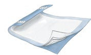Underpads Tuckable Wings™ Quilted Breathable & Super Absorbent by Kendall