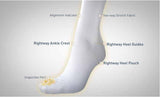 Stocking Anti Embolism Knee High Regular Sizes TED type Lifespan Rx Item by ALBA