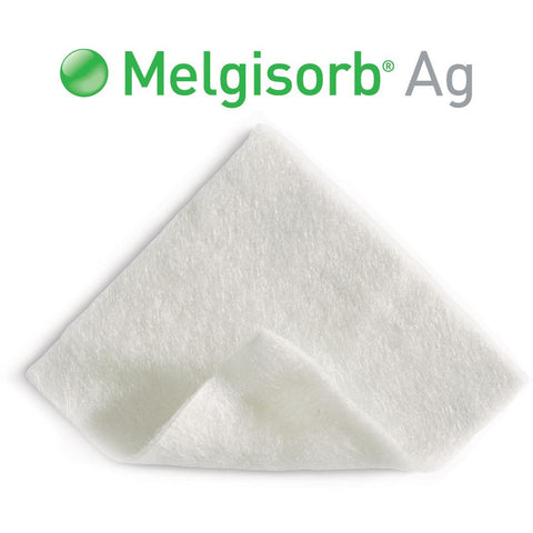 Dressing Calcium Alginate Sivler 2x2 Sterile Melgisorb Ag by Molnlycke
