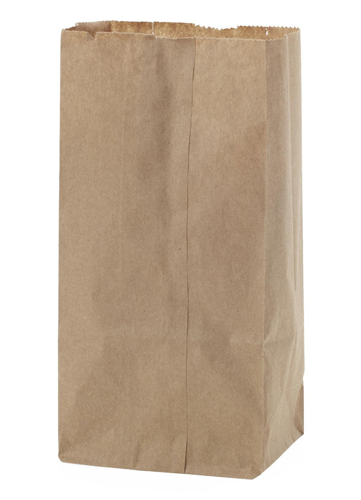Paper Bags Brown Natural #6 and 8 100% Recycled by Duro