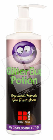 GlitterBug Disclosing Lotion, 8 Ounce Pump Bottle by Brevis Corporation