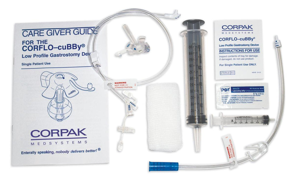 Enteral Feeding Tube Kit Sterile Gastrostomy cuBBy Kit by Corpak Medsystems