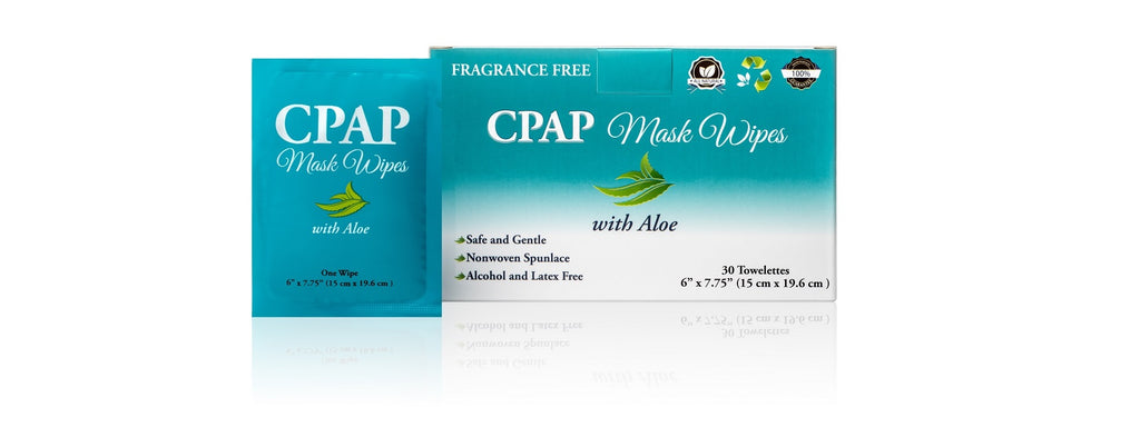 CPAP and BIPAP Wipes for Mask Alcohol Free Citrus Scent w/Aloe 6x7.75" by 3B Medical