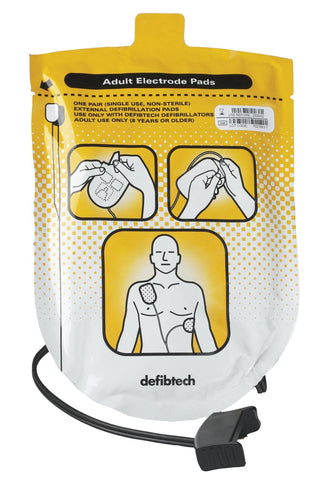 AED Pads Lifeline View Defibrillation Adult & Pediatric by Defibtech, LLC