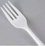 Cutlery Plastic Utensils Spoon Fork Knife Spork Soup Spoon Medium Weight by Generic