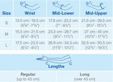 Armsleeves Beige w/Silicone Long 15-20mmhg Jobst Bella Lite