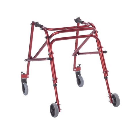 Walker Folding Nimbo Posterior Walker Castle Red by Drive Medical Compare Wenzelite