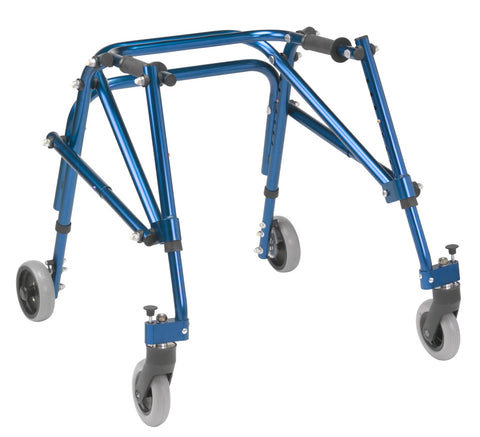 Walker Folding Nimbo Posterior Walker Knights Blue by Drive Medical Compare Wenzelite