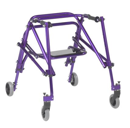 Walker Folding Nimbo Posterior w/Seat Wizards Purple by Drive Medical Compare Wenzelite