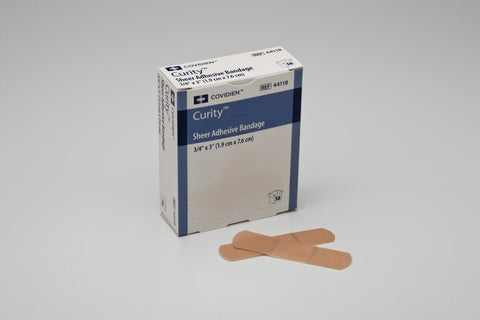 Bandage Adhesive Sheer CURITY 1x3 by Cardinal Health