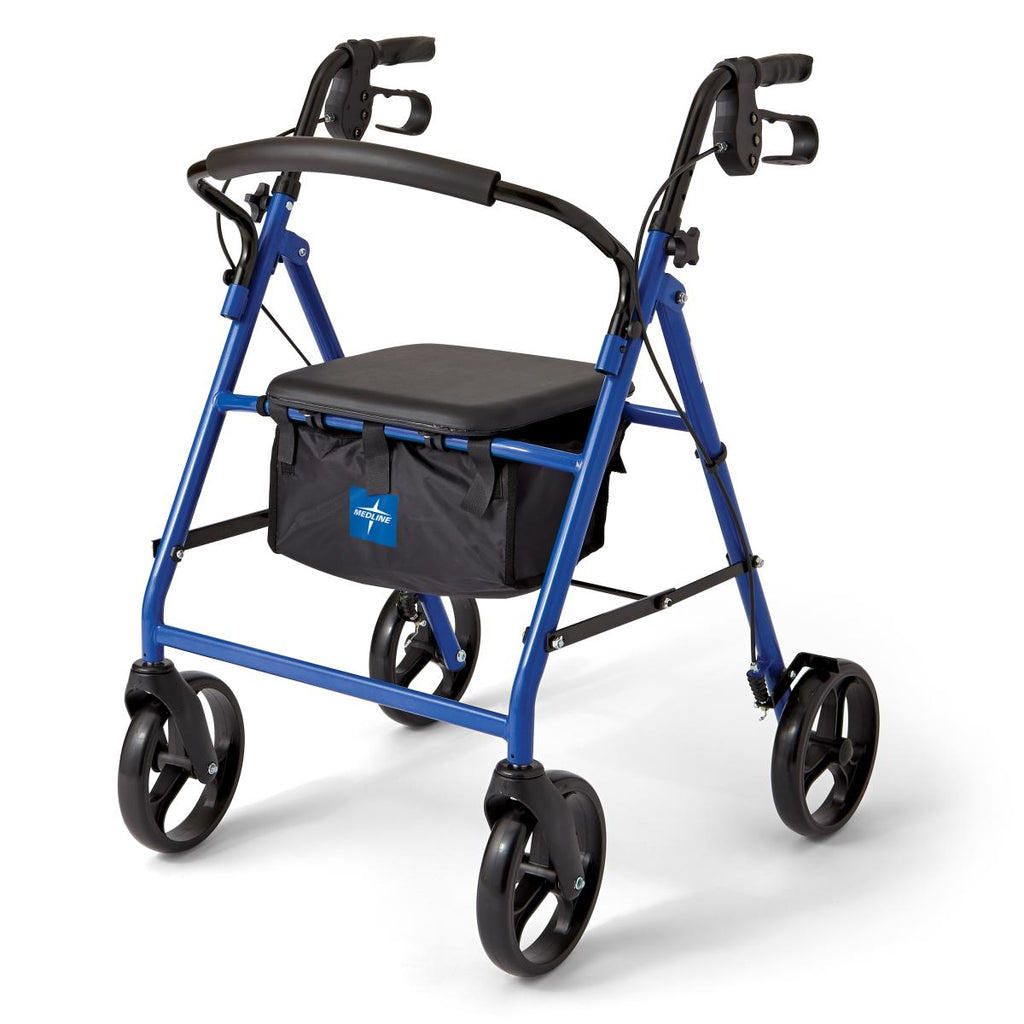 Rollator Deluxe 300lb Adjustable w/4 6” Wheels Dynago™ Advantage by Dynarex
