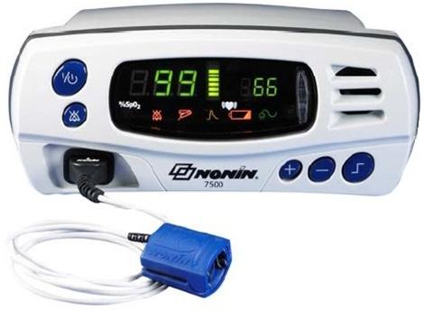 Pulse Oximeter Tabletop w/Accessories by Nonin Medical