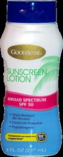 Sun Screen Lotion SPF 50 Adult Product by Good Sense