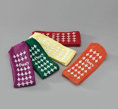 Socks Yellow Double Sided No Skid Fall Management by Posey Company