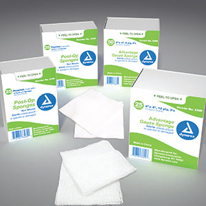Dressing Dialysis Extra Absorbent Post Op Plus+ Sponge Sterile 3x4 2’s by Dynarex