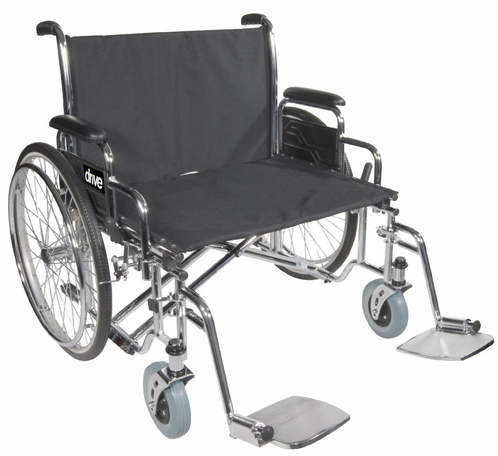 Wheelchair Bariatric Sentra EC 700lb  Foot Rest H.D. X-Wide Detachable Desk Arm by Drive
