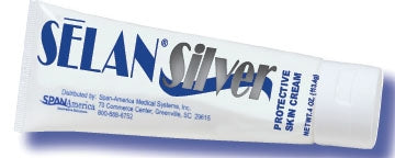 Ointment Barrier Cream Skin Protectant Selan® Silver & Dimethicone & Lanolin 4 oz. Tube Scented
