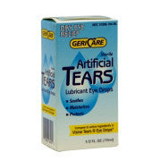 Eye Drops Artificial Tears 1/2oz Compare Tears Natural & Visine Tears by Gericare
