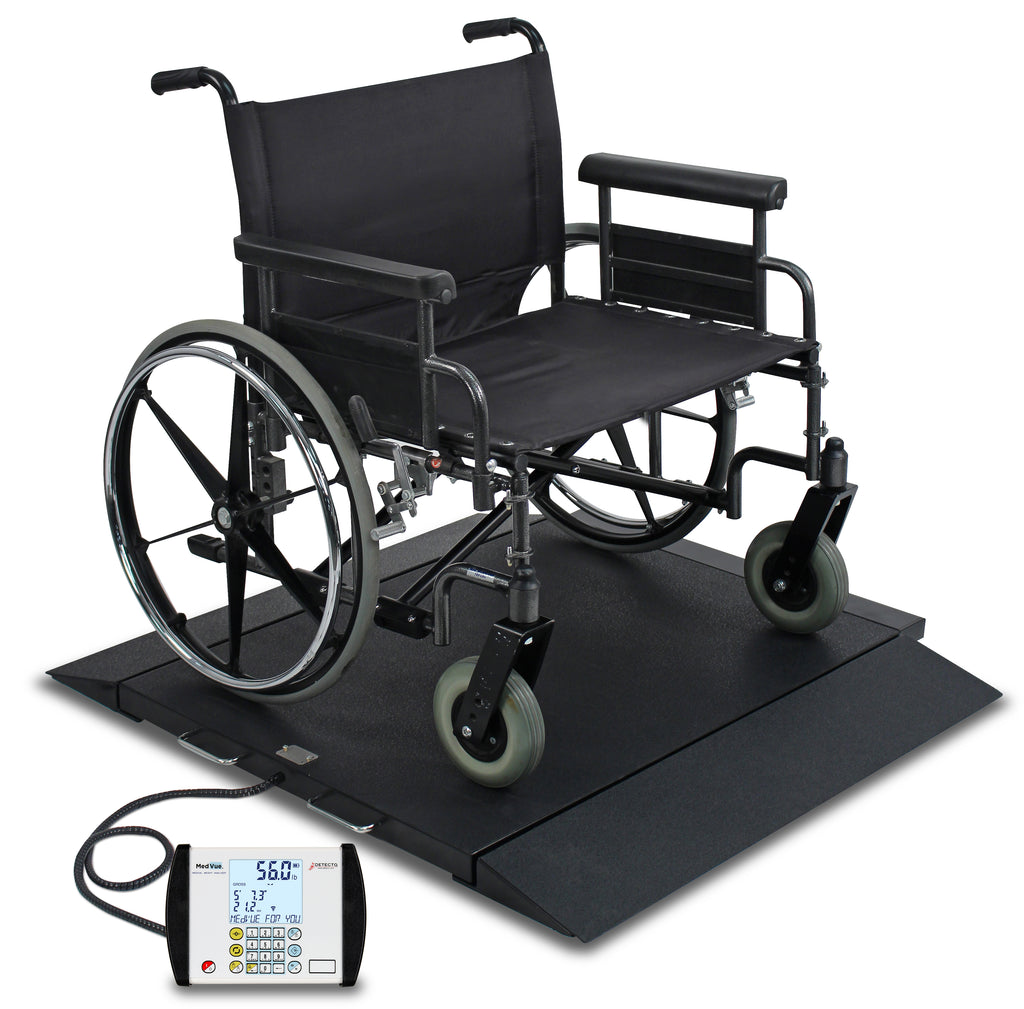 Scale Wheelchair, or Walk on, Bariatric 1000LB Made in USA by Detecto