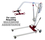 Patient Lift Battery Powered w/LCD Display 600lb Capacity Full Body by Span America