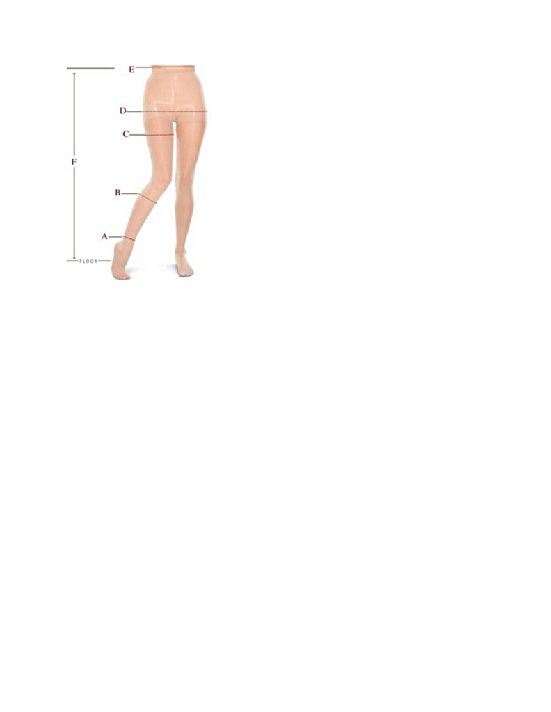 Jobst Sizing Chart Stockings JOBST® Relief® RX Item