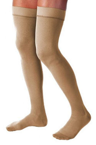 Stocking Thigh 15-20mmHg Unisex Closed Toe Beige Pairs by Jobst