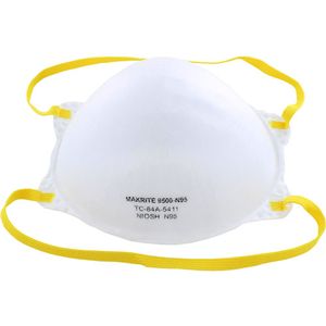 Mask N95 NIOSH CDC Surgical Medical Respirator 20/Bx by Makrite