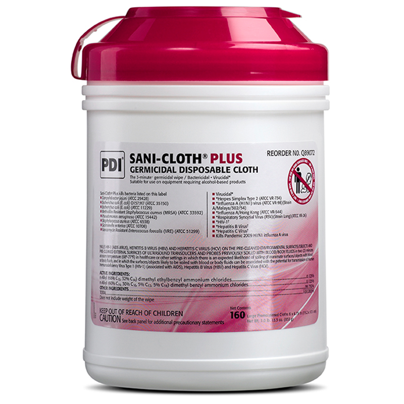 Sani-Cloth® Plus Surface Disinfectant Large 6x7 by PDI