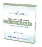 Dressing Hydrofiber FiberGel Sterile by Safe N Simple Compare to Aquacel™ Opticell™ Rx Item